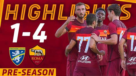 frosinone roma highlights